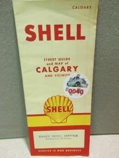 Shell Calgary Street Map & Guide.