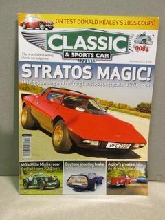 Classic & Sports Car Auto Magazine Dec. 2015.