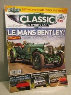 Classic & Sports Car Auto Magazine September 2015.