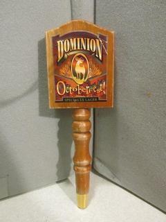 Dominion Octoberfest Special Lager Beer Tap.