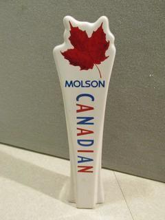Molson Canadian Beer Tap.