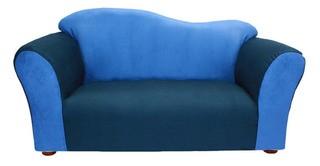 Wave Kid's Sofa, Navy/Blue  