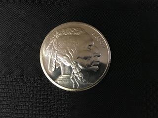 Silver Buffalo, 1 Troy Ounce .999 Fine Silver.