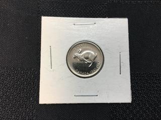 Centennial 5 Cent Canadian Coin.