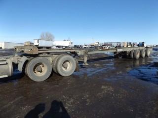 1994 Arnes 40'-53' Expandable Triaxle Container Chassi c/w 11R22.5 Tires. S/N 2A908543XRA003181.