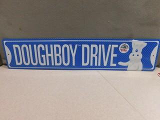 Pillsbury Doughboy Metal Sign.