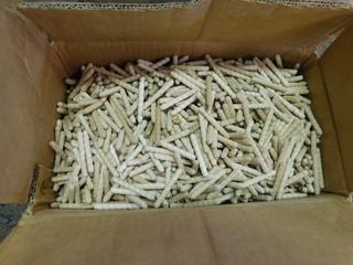 Box of Wooden Dowels.