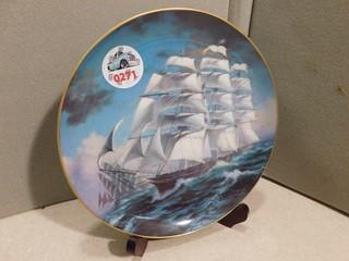 Leonard Pearce Cutty Sark Collector Plate.