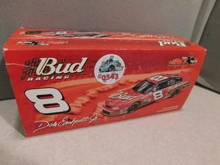 Action Collectibles 1:24 Die Cast Dale Earnhardt Jr. Budweiser 2002 Chevy Monte Carlo.