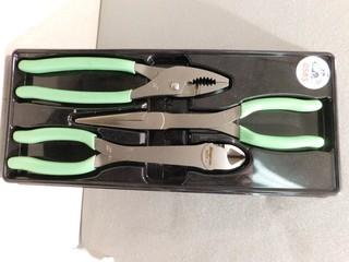 Snap On 3pc Long Reach Pliers Set.