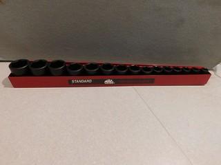 Mac Tools 16pc SAE 1/2" Drive Shallow Impact Socket Set 3/8"-1-1/4".
