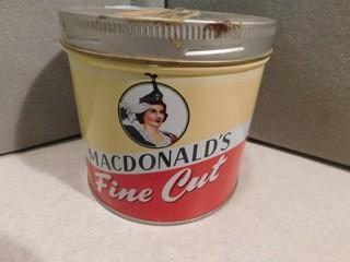 MacDonalds Fine Cut Tin.