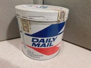 Daily Mail Mild Cigarette Tobacco Tin.