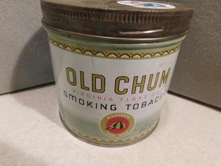 Old Chum Flake Cut Tobacco Tin.