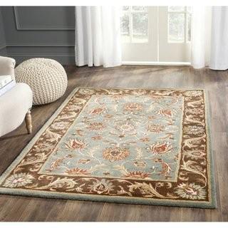 Charlton Home Cranmore Hand-Tufted Blue/Brown Area Rug 2' x 3'(CHLH6073_19260489)  
