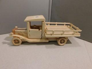 Wooden Truck, Hand Built.