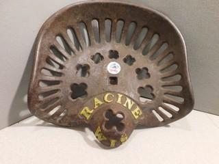 JI Case Cast Iron Tractor Seat.