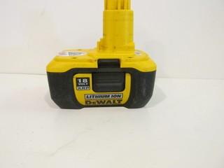DeWalt 18V XRP Lithium Ion Battery .