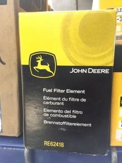 (2) John Deere Fuel Filter Elements (RE62418).