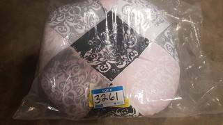 Decorative Pillow Pink/Grey 