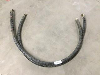 Hydraulic hoses.