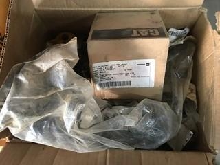Assorted Cat Parts Including Lines, Wheels, Clamps & More.