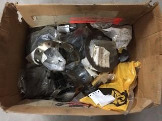 Assorted Cat parts including Clamps, Sheild & More.