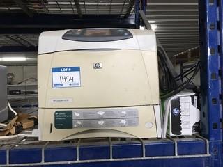 HP Laser Jet 4250 Printer with Printer Cartridge.