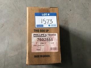 Phillips & Temro Def Fan 12V, 7602855.