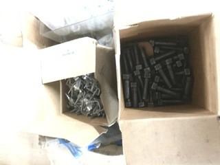 Quantity of of Assorted Nuts, Bolts & Staples. 