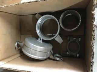 Assorted 3" Male Camlocks, 4" Male Cap.