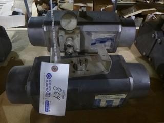 (2) Linde Pneumatic Actuators, Type30/ 90-10