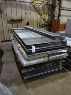 Qty of Glass Windows, 40" x 101 1/2"