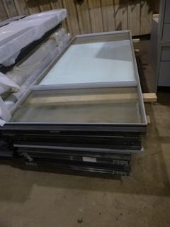 Qty of Glass Windows, 40" x 101 1/2"