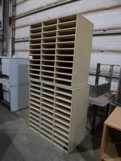 (2) 33 Compartment Paper Organizer