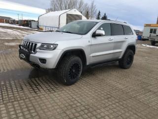2011 Jeep Grand Cherokee 4x4 SUV c/w V6, Auto, A/C. Showing 237,451 Kms. S/N 1J4RR5GG2BC502128. *Note* Out of Province, No Registration. 