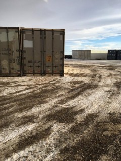 53' Storage Container c/w Thermo King Reefer. # HRTU 673322.