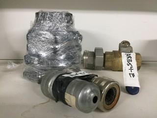 Shut off Valve, Nozzles & PVC Fittings.