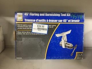 45 Degree Flaring & Burnishing Kit.