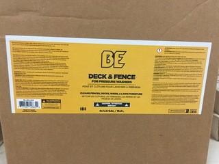 (4) 4 Gallon Jugs of BE Deck & Fence Cleaner.