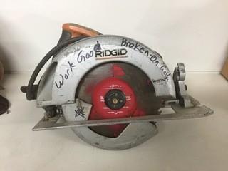 Ridgid R3200 7-1/4" Circular Saw.