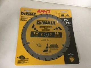 DeWalt 7-1/4" Construction Saw Blade.