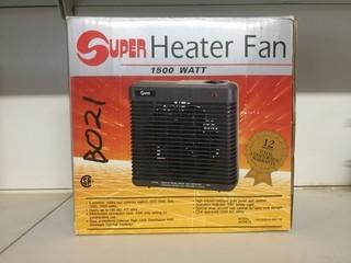 Super 1500W Heater Fan.