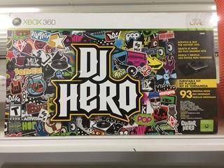 Xbox 360 DJ Hero Turntable, Including Game.