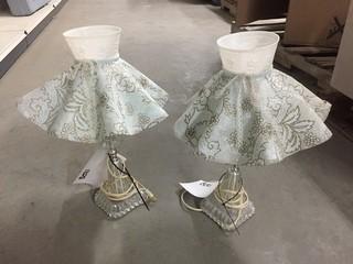 Set of (2) Table Lamps.