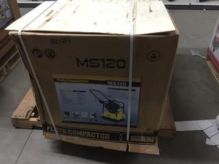 MS120 6.5hp 24" x 18" Plate Compactor, Unused.