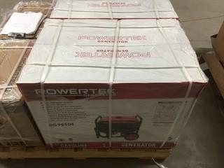 Powertek DG9250E 120/240V 9250W Electric Start Gas Generator, Unused.