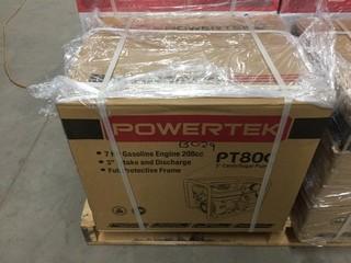 Powertek PT-80C 7hp 3" Centrifugal Pump, Unused.