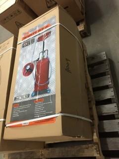 TMG Industrial 20 Gallon Upright Oil Lift Drain, Unused.