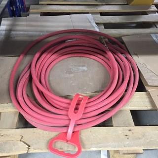 50' x 3/8" Heavy Duty 300psi Rubber Air Hose.